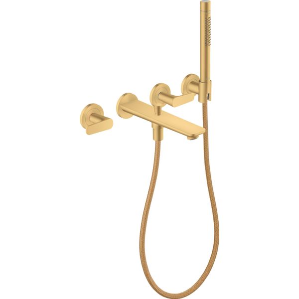 Hansgrohe Axor Citterio C Robinetterie De Baignoire 3 Trous EncastréE Pour Montage Mural, Avec Douchette à Main, 49480250, 49480250-image