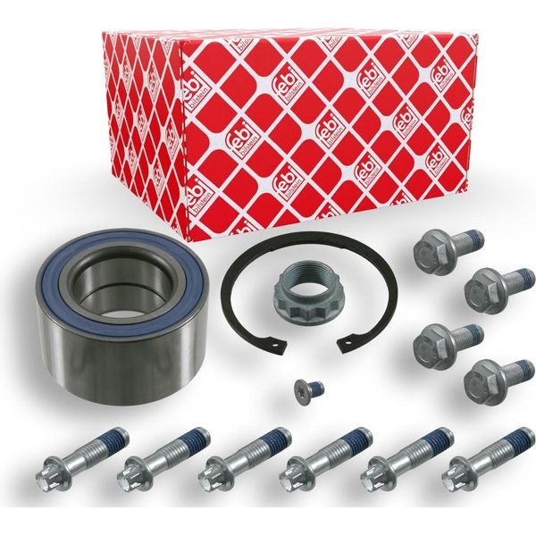 Febi Bilstein Kit Cuscinetti Ruota Posteriore Sinistra Posteriore Destra Adatto Per MERCEDES-BENZ Classe S Berlina (W220) Cuscinetto A Sfere Obliquo 88 Mm 21668-image