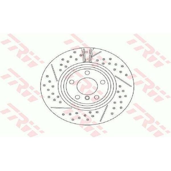 2X Disco Freno Trw DF6606S Per Bmw 1 Hatchback (F20) 3 Touring (F31) 66 1Mm-image