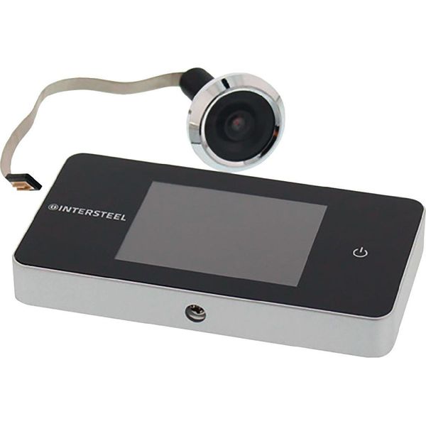 Visore Digitale Per Porte Basic Ku.Silver 100 Gradi 38 Mm/110Mm Intersteel-image