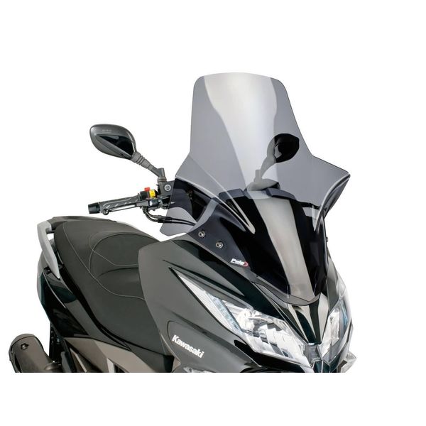 Parabrezza Puig V-Tech Touring Fumo Scuro Per Kawasaki J300-image