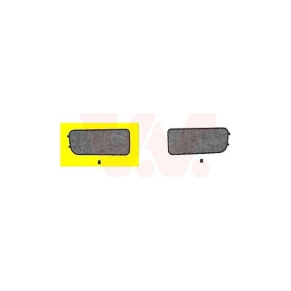 Van Wezel 0640588 - Oe 51118122450 Striscia Di Rivestimento, Paraurti Anteriore Destro Per Serie 3 (E36)-image
