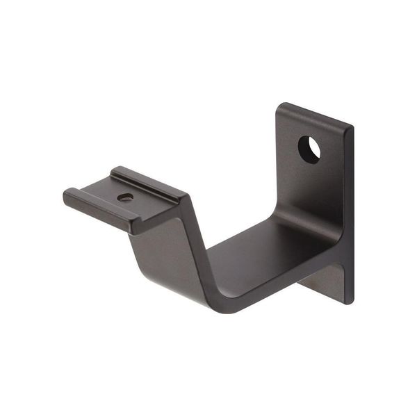 Supporto Per Corrimano 3551 Alluminio Anodizzato Nero Supporto Hermeta-image