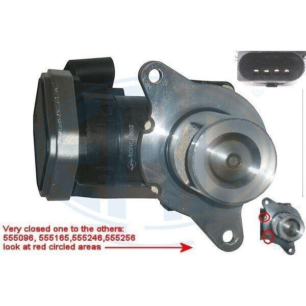 Era 555096A - Valvola Egr Oe 646 140 04 60 Per Pt Cruiser (Pt), Classe C (W203), Classe C (CL203), Classe C (S203), Clc-Class (CL203), Clk (C209), Classe E (W211), Classe E (S211)-image