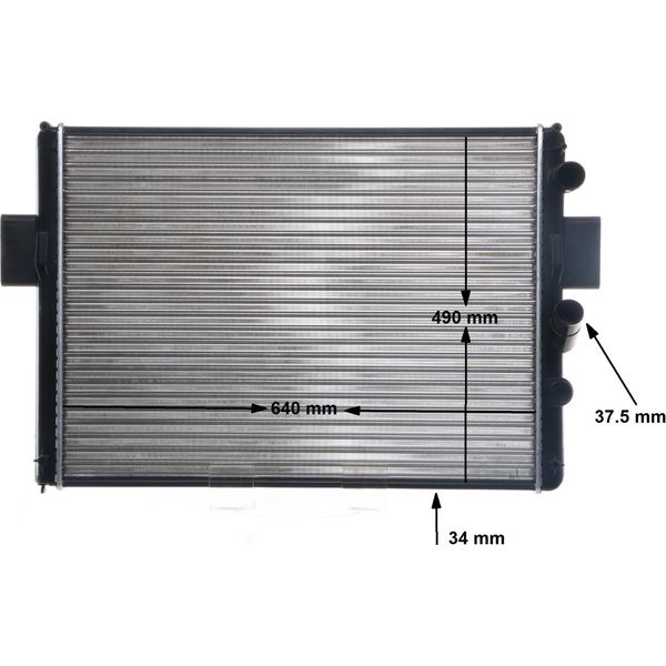 Mahle Original Radiatore Raffreddamento Motore Cr 633 000S Per Iveco Daily Ii Furgone/Station Wagon-image