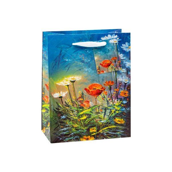 GeschenktüTen Set TSI Fine Arts, 12-Teilig, 4 Verschiedene Motive, A5, Tragekordel, BeschriftungskäRtchen, B 180 X T 100 X H 230 Mm, Pp-Folie, Bunt-image