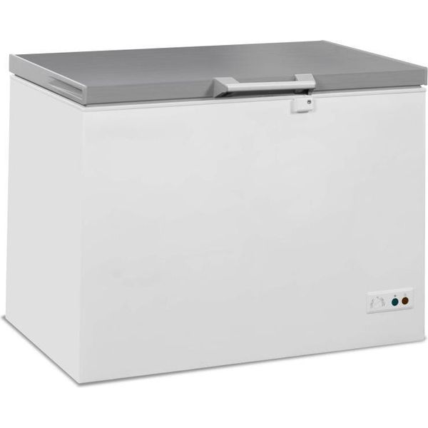 Congelatore Combisteel Con Coperchio In Acciaio Inox 305 Litri-image