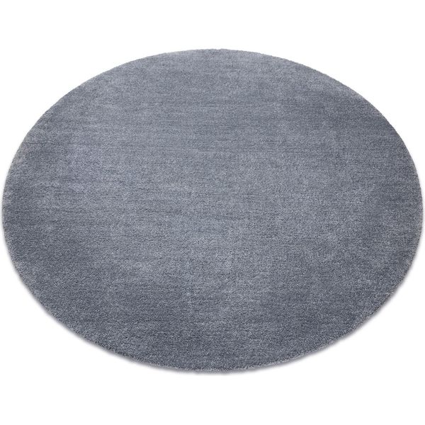 Tappeto Moderno Lavabile Latio 71351070 Cerchio Grigio Grigio Ruota 80 Cm-image