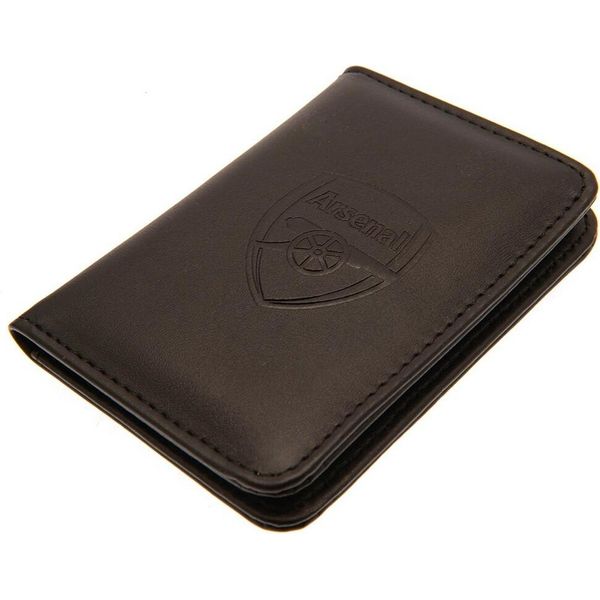 Arsenal Fc - Portacarte "Executive"" Crest TA9561 (Taglia Unica) (Nero)"-image