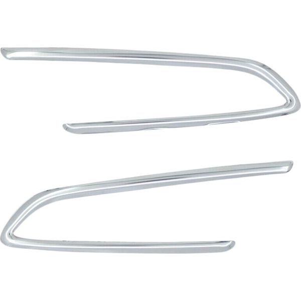 Fari Fendinebbia Con Cornice In Acciaio Inox Cromato Per Opel Astra K Dal 2015--image