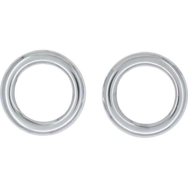 Fari Fendinebbia Con Cornice In Acciaio Inox Cromato Per Ford Transit Dal 2014 Al 2012-image