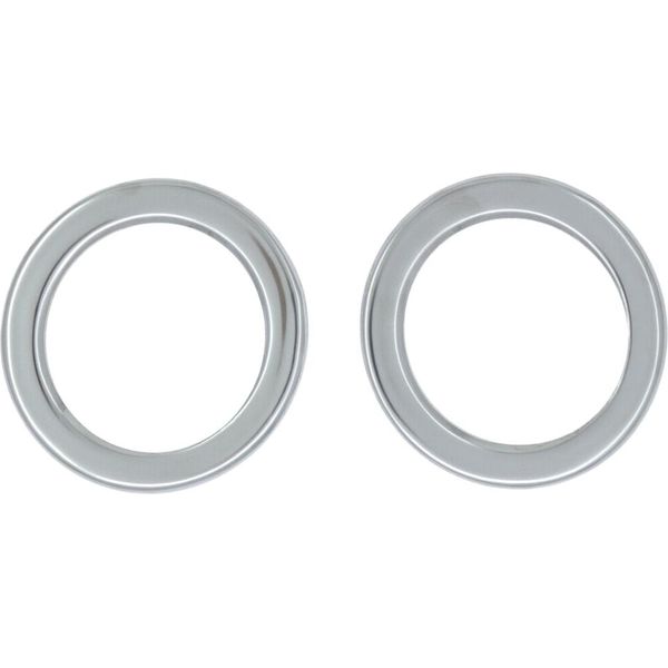 Fendinebbia Con Cornice In Acciaio Inox Cromato Per Renault Clio 4 Iv 2012-17-image