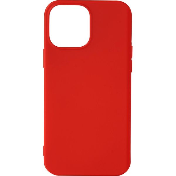 Custodia Semirigida In Silicone Per Apple Iphone 13 Pro Max, Soft Touch - Rosso-image
