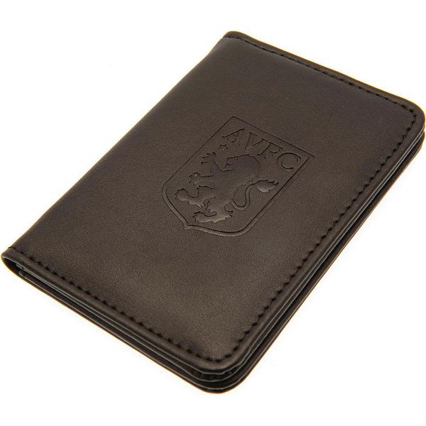 Aston Villa Fc - Portacarte, Crest TA9836 (Taglia Unica) (Nero)-image