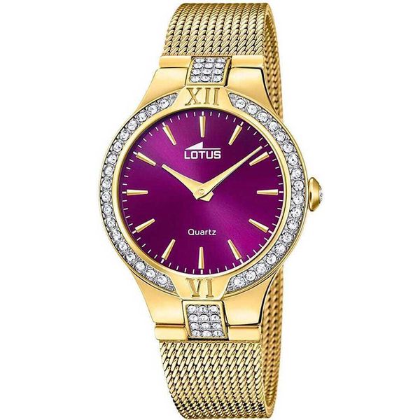 Lotus Orologio Da Donna Classic Elegant Orologio Da Polso In Acciaio Inossidabile Oro UL18895/3-image