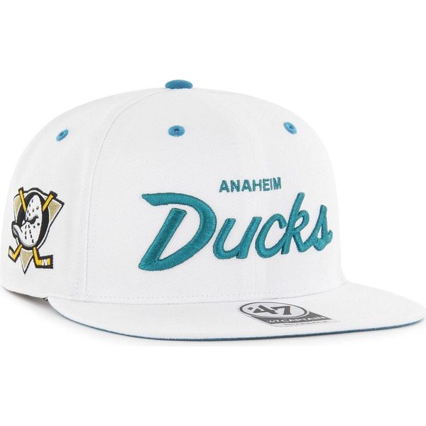 47 Brand Snapback Cap - Crosstown Anaheim Ducks Bianco-image