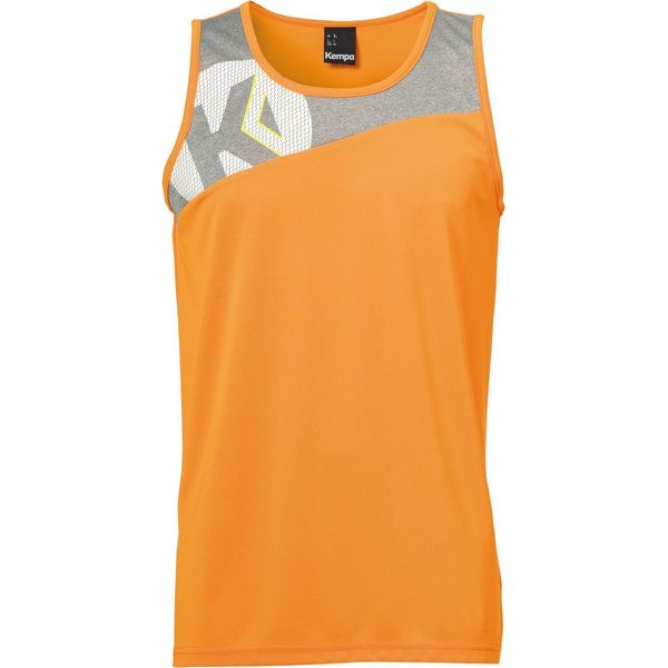 Kempa Handball Core 2.0 Tempo Libero Uomo Singlet Shirt Allenamento Top Arancione Grigio Taglia Xl-image