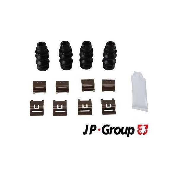 Jp Group 4164003710 Set Di Accessori Pastiglie Freno A Disco Per Vw Crafter Furgone (Sy, Sx) Amarok Pickup (2HA, 2HB, S1B, S6B, S7A, S7B) ID.3 (E11)-image