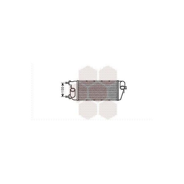 Van Wezel 17004391 - Intercooler Oe 51855481 Per 500 (312), Panda, Ka (RU8)-image