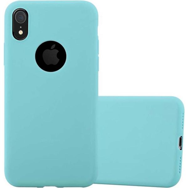 Custodia Cadorabo Per Apple Iphone Xr Custodia Protettiva In Blu Custodia Per Cellulare Tpu Custodia In Silicone Cover-image