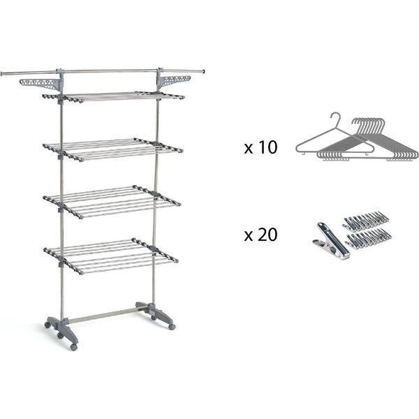 Stendibiancheria 30M 4 Livelli + Accessori Kitchen Move Bat-Tr-27S-image