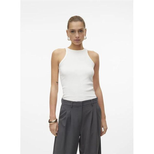 Vero Moda Maglietta Senza Maniche Chloe Beige M Donna Beige M-image