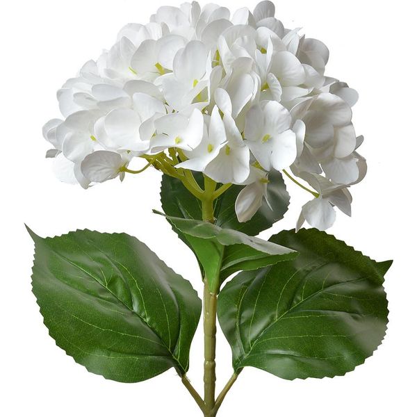Fiore Artificiale Clayre & Eef Ortensia 68 Cm Plastica Bianca-image