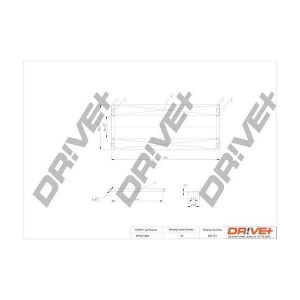 Dr!Ve+ DP1110.11.0212 - Filtro Olio Oe 71740470 Per 159 (939), Brera (939), Spider (939), Croma-image