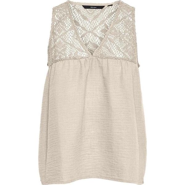 Vero Moda Chris Camicetta Senza Maniche Beige S Donna Beige S-image