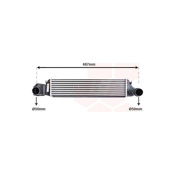 Van Wezel 06004207 - Intercooler Oe 17512246795 Per Serie 3 (E46)-image