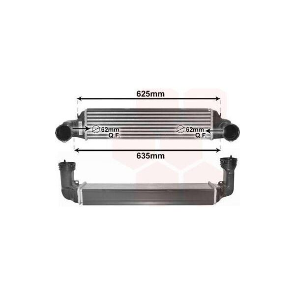 Van Wezel 06004280 - Intercooler Oe 17517789793 Per X3 (E83), Serie 3 (E46)-image