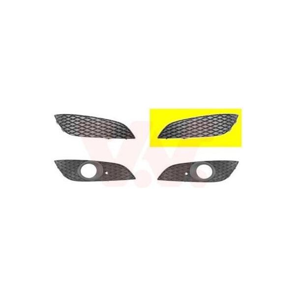 Van Wezel 3748591 - Griglia Di Ventilazione Oe 1400412, Sinistra Per Astra H, Astra (A04)-image