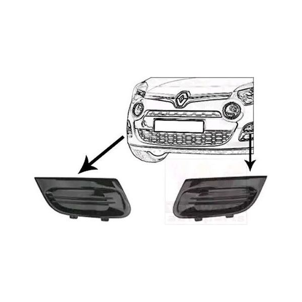 Van Wezel 4372599 - Oe 620720788R Griglia Di Ventilazione Anteriore Per Twingo Ii (CN0)-image