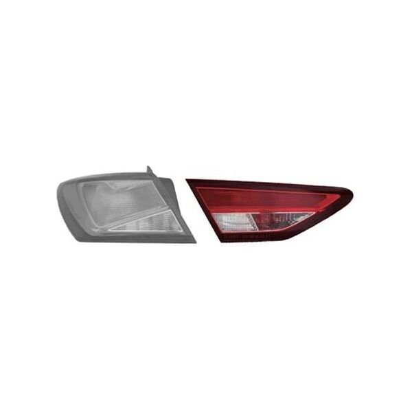 Van Wezel 4946923 - Oe 5F0945093L Fanale Posteriore Sinistro, Parte Interna Per Leon (5F)-image