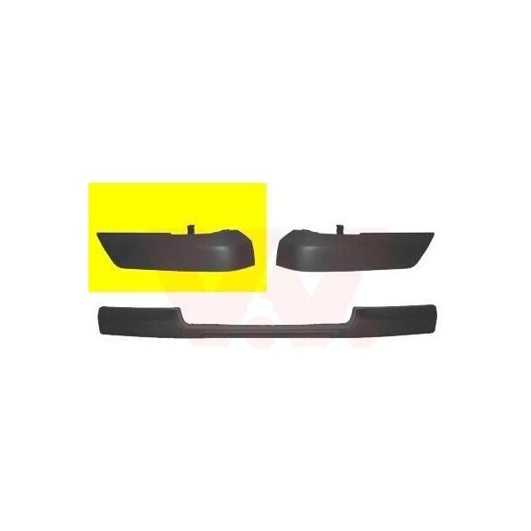 Van Wezel 1611584 Copertura Paraurti Anteriore Destra Per Fiat Scudo Furgone (220) Scudo Combi (220) Adatta Per Peugeot Expert Furgone (222) Expert-image