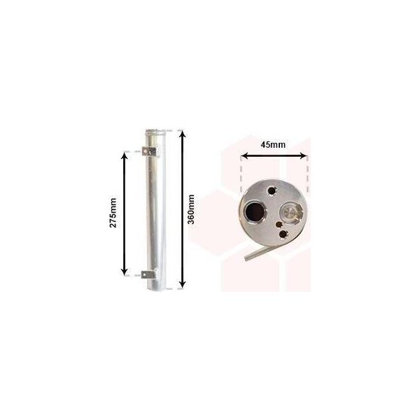 Van Wezel 3000D471 - Oe 169 830 0083 Essiccatore Per Climatizzatore Per Classe A (W169), Classe B (W245)-image