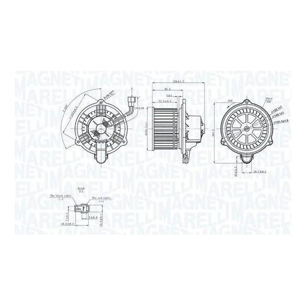 Magneti Marelli 069412752010 - Soffiatore Interno Per I30 (Fd), I30 (Gd), Pro Ceed (Ed), Ceed (Ed)-image