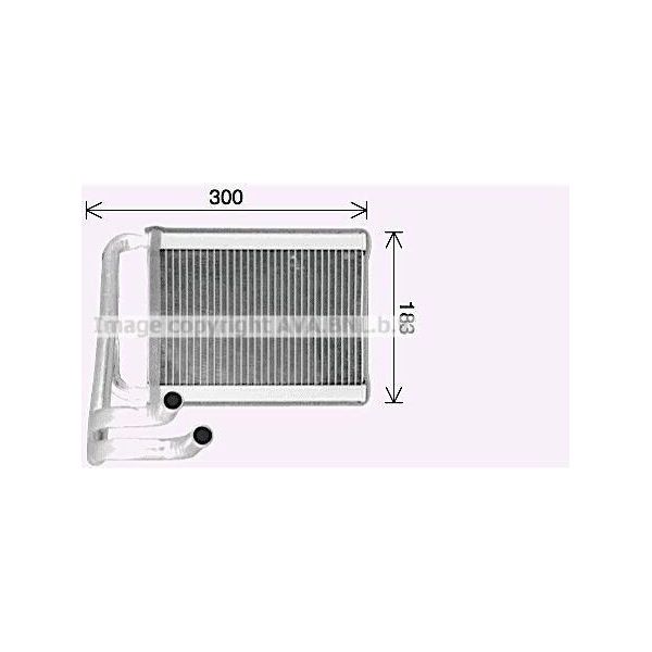 Prasco KA6306 - Oe 971382Y000 Scambiatore Di Calore, Riscaldatore Per Ix35, Sportage (Sl)-image