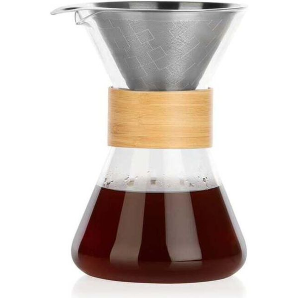 Beem 06403 Caffettiera Manuale Caffettiera Pour Over 0,7 L Marrone-image