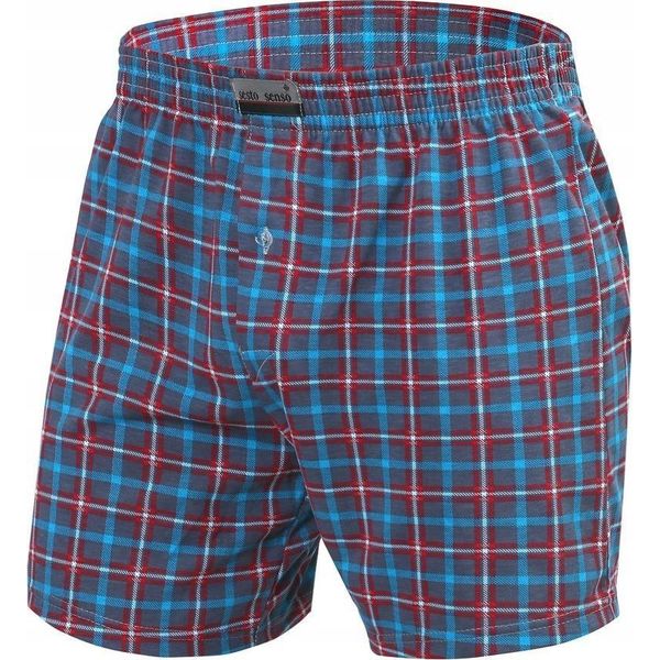 Sesto Senso Pantaloni Pigiama Uomo Pantera Plaid Pantaloni Pigiama Intimo 100% Cotone - Nr 3 - M-image