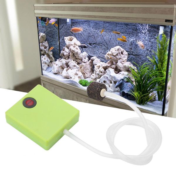 Pompa D'aria Del Serbatoio Di Pesce, Aeratore Del Serbatoio Di Pesce, Ossigeno Dell'aeratore Con La Pietra Dell'aria, Pompa D'aria Dell'acquario-image
