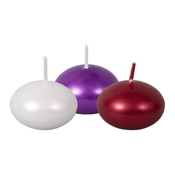 Nohel Garden Candela Galleggiante Metallica D4Cm 3Pz-image