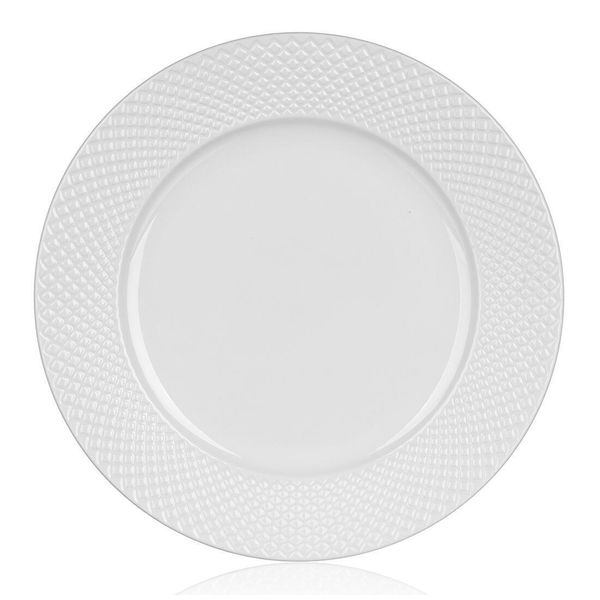 Piatto Basso 27 Cm Diamond In Ceramica-image