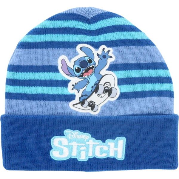 Cappello Invernale Lilo & Stitch Cappello Caldo Per Bambini - Taglia Unica Azzurro-image