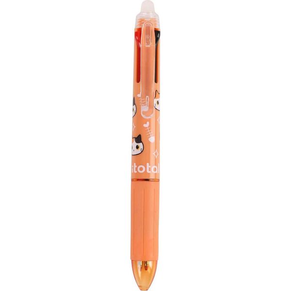 Matita Multicolore Cancellabile Itotal 4In1, Gatto Arancione-image