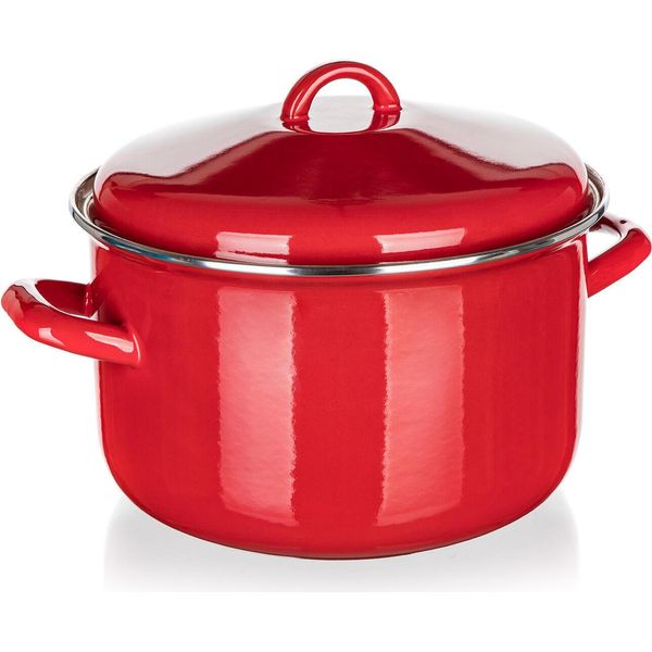 Pentola + Coperchio Diametro 24Cm 5,90L Milton Crv-image
