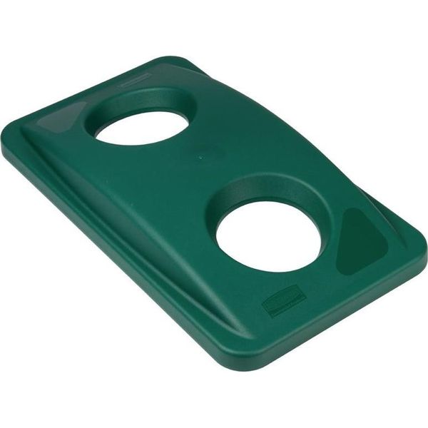 Rubbermaid FG269288GRN Coperchio Rubbermaid Slim Jim Per Bottiglie, Verde-image