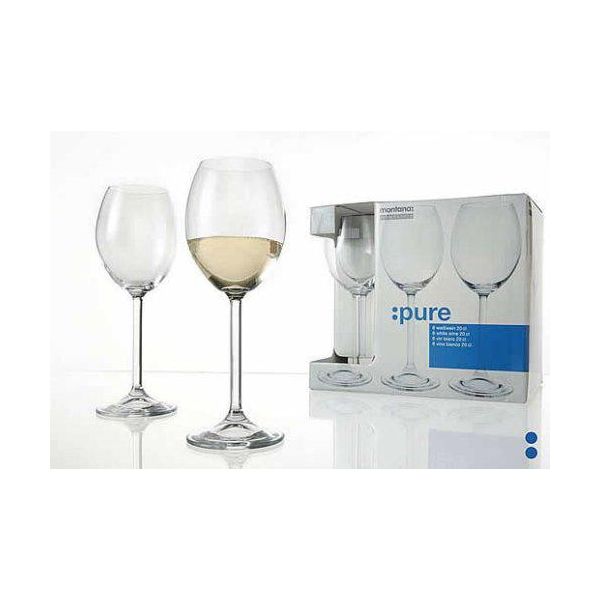 Bicchiere Da Vino Bianco Bicchiere Da Vino Rosso Calice Da Vino Montana Series Pure 130 Ml Set Da 6-image