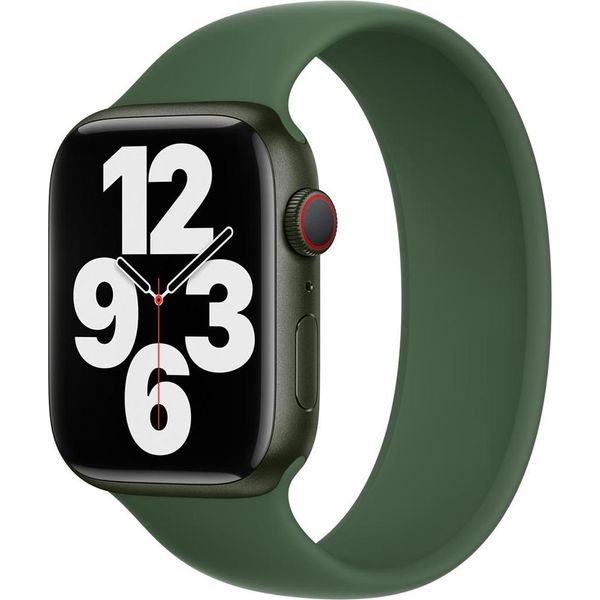 Apple Silicone Solo Loop Per Watch | 44/45/46/49 Mm - Taglia 6 - Clover-image