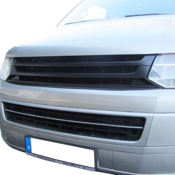 Griglia Del Radiatore Griglia Sportiva Griglia Anteriore Emblema Nero Per Vw T5 Facelift 09--image